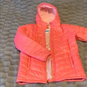 Girls Columbia Pink Puffy Jacket